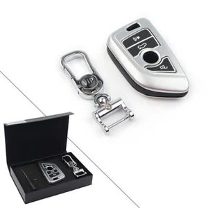 Smart 4 Button Metal Key Shell For BMW X Series X1,X5,X6.Zinc Alloy - Picture 1 of 11