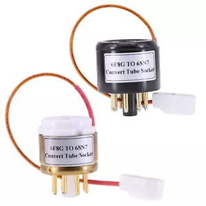 Adaptador convertible tubo zócalo audio 1 pieza 6C8G 6F8G a 6Sn7 6H8C 6N8P CV181 AMPLIFICADOR HÁGALO USTED MISMO - Imagen 1 de 10