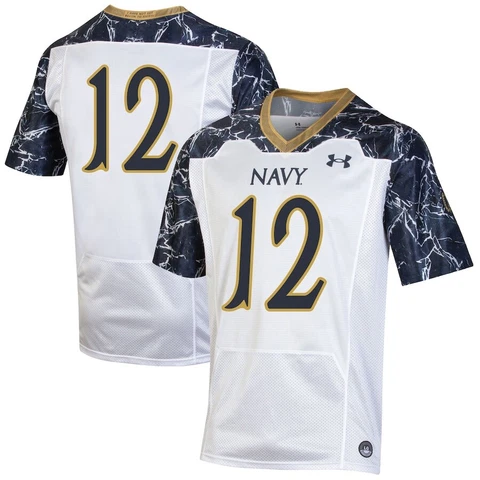 Under Armour Navy Midshipmen 175 Years Special Game Football Jersey Large Cover