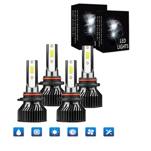 For Eagle Premier 1991-1992 4x LED Headlight Hi/Lo Combo Lights Bulbs 20000LM - Picture 1 of 12