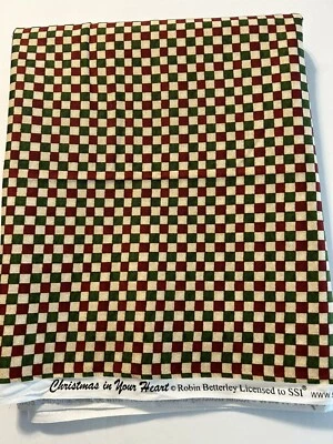 2 Yards Cotton "Christmas in Your Heart" by Robin Betterley South Sea Imports - Image 1 of 4