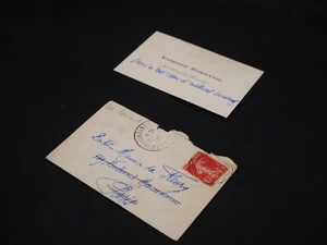 Edmond Rostand - Carta Autógrafa Con Sobre - Manuscrito - - Imagen 1 de 9