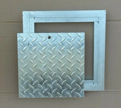 KOHLI Schachtabdeckung verzinkt begehbar Tränenblech Gullideckel Kanalabdeckung Deckel