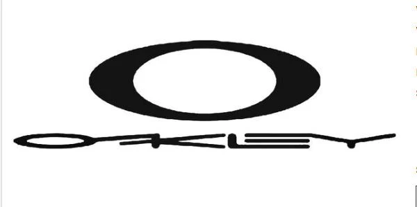 Calcomanía de vinilo Oakley clásica personalizada: autos, SUV, barcos, camiones, Mx, BMX Foto 1 de 1