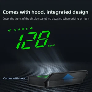 GPS Coche Velocímetro Digital Head Up Display HUD MPH Alarma de Advertencia de Velocidad #e&i - Imagen 1 de 9