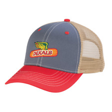 DEKALB SEED K-Products *BLUE RED & TAN MESH* CAP HAT *BRAND NEW* DS28