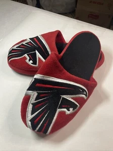FOCO NFL Atlanta Falcons Football Slippers Mens 7-8~ Slip On Grip Bottom - Picture 1 of 5