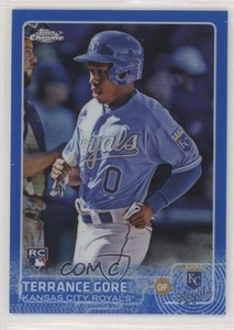 2015 Topps Chrome Blue Refractor /150 Terrance Gore #130 Rookie RC