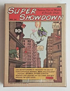 Touch Paper Press Super Showdown Card Game Trevor Cram Hero vs Villain NEW