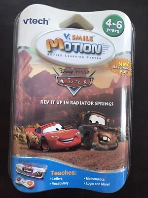 Vtech V.Smile Motion Cars Rev It Up in Radiator Springs Letters, Vocab, Math New - Image 1 of 2
