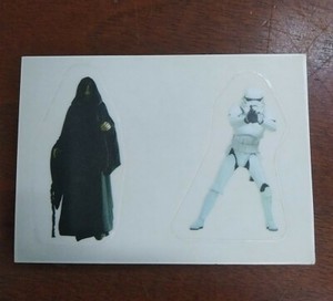 Unused 1996 Panini European Star Wars Album Stickers Emperor Palpatine  # S 3