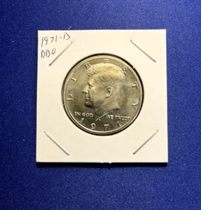 1971 D Kennedy Half Dollar BU DDO FS 101 - Picture 1 of 5