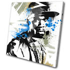 50 Cent Rapper Grunge Abstract Pop Musical SINGLE CANVAS WALL ART Picture Print