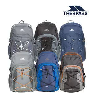 Trespass Albus Backpack Perfect Rucksack for School Hiking Camping or Work - Afbeelding 1 van 84