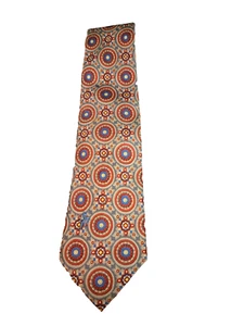 Bronzini 100% Silk Made In Italy 4" Widest Point - Picture 1 of 6