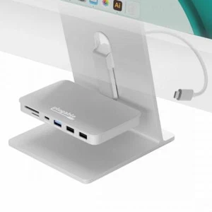 BD_IT_0024_B49547286 Plugable USB-C 6-In-1 Mounted Hub 0819927013365 - Foto 1 di 1