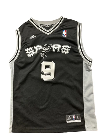 Adidas youth San Antonio Spurs Tony Parker #9 jersey black size Medium Cover