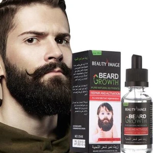 30ml Beard Growth Oil Serum Fast Growing Men Mustache Market Grooming Hair D8V2 - Picture 1 of 12