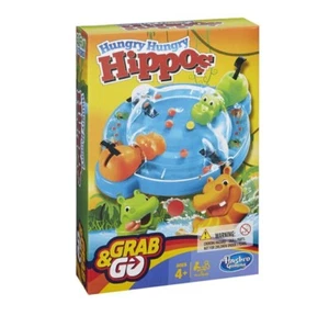 Hungry Hungry Hippos Grab and Go Travel Size Game NEW. Free P&P - Picture 1 of 3