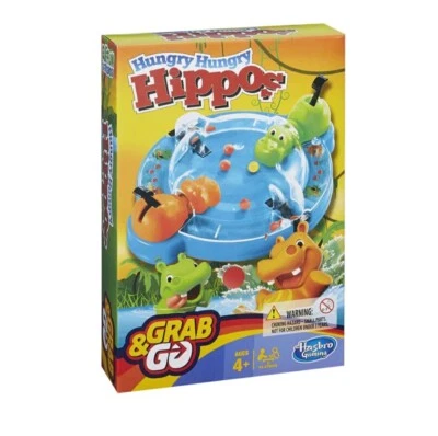Hungry Hungry Hippos Grab and Go Travel Size Game NEW. Free P&P - Image 1 of 3