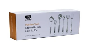 New Stainless steel kitchen utensil set; Wholesale bulk available- 400 new sets. - Picture 1 of 2