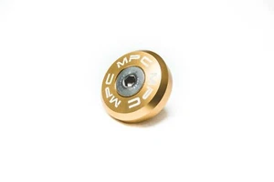 MPC Motorsport Oil Cap Honda Civic Acura Integra D15b B16a K20a K24 [Gold] - Picture 1 of 3