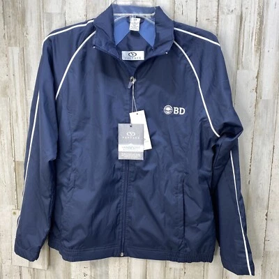 VINTAGE Track Jacket Women's Size Small S Royal Blue Long Sleeve Full Zip    U18 - Image 1 of 4