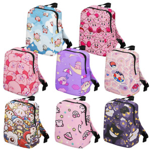 Stars Kirby Backpack Storage Bag Student Schoolbag Children shoulder bag new