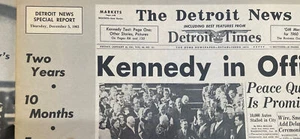 Asesinato del presidente Kennedy - 5 de diciembre de 1963 Detroit News Informe especial  - Imagen 1 de 12