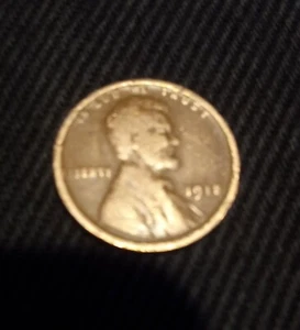 1918 Lincoln Wheat Penny No Mint Mark Errors L On The Rim Very Rare - Picture 1 of 4