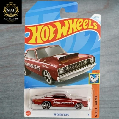 Hot Wheels 68 Dodge Dart Red #142 Mainlines 2024 ∣ Diecast New Car Collectors - Immagine 1 di 2