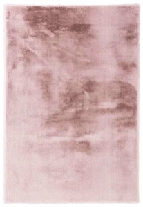 Etalon Faux Fur Blush Pink Super Soft Shaggy Floor Rug - 3 Sizes **FREE DELIVERY - Picture 1 of 12