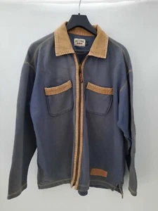 Big Star Jacke Freizeitjacke Gr. L blau/sand Baumwolle Cord - Bild 1 von 2