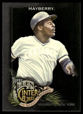 John Mayberry 2022 Topps Allen & Ginter X Black Card High Number Short Print SP Foto 1 de 2