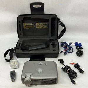 Dell 2300 MP DLP Projector With Case New Bulb Lamp Cords Remote - Picture 1 of 5