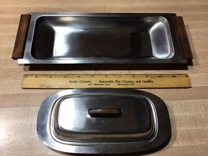 Stainless steel bread & butter serving ware - Picture 1 of 4