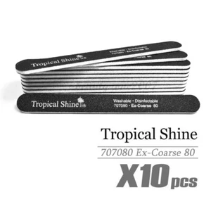 Tropical Shine Nail File 80/80 #707080 x 10 Pcs - EX-Coarse - Picture 1 of 2