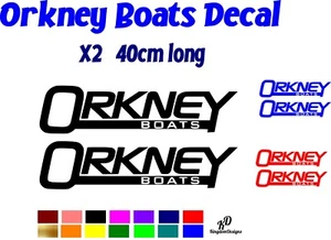 Nombre del barco Orkney 40 cm /calcomanía / pegatina para barco y más - Imagen 1 de 4