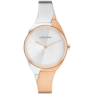 Orologio Donna CK CALVIN KLEIN SCULPTURAL 25200237 Acciaio Bicolor Rosè - Immagine 1 di 3