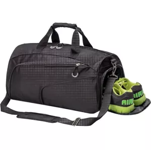 Kuston Sports Gym Bag with Shoes Compartment &Wet Pocket Gym Duffel Bag Overn... - Picture 1 of 4