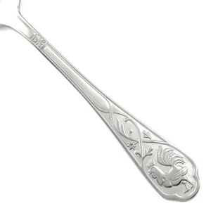 Cambridge ROOSTER Stainless Frost Handle Glossy Bowl Silverware CHOICE Flatware - Picture 1 of 8