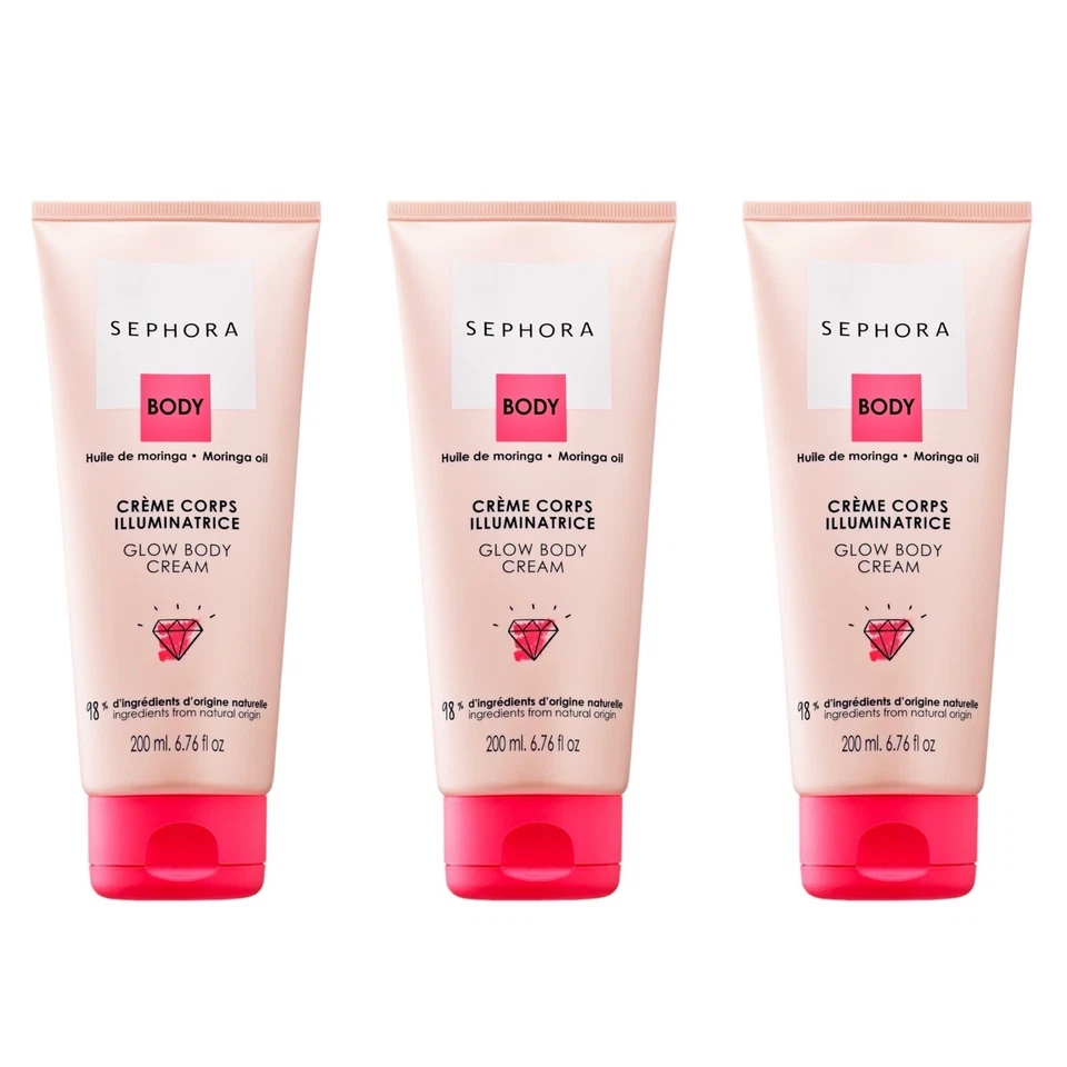 SEPHORA COLLECTION GLOW CREMA CORPORAL 200ML X3 - NUEVO Foto 1 de 1