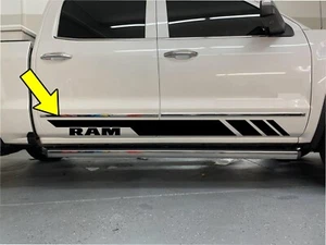 For Ram Trucks Side Vinyl Stripes Side Doors Panel Graphics 4x4 Off Road Stripes - Picture 1 of 2
