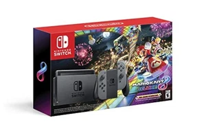 Nintendo Switch mit grauen Joy-Con Mario Kart 8 Deluxe Vollspiel Switch Konsole 7E - Bild 1 von 3