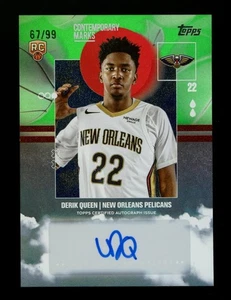 2025-26 Topps Derik Queen Rookie Contemporary Marks 67/99 Auto Autograph CB91 - Bild 1 von 2