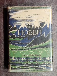 THE HOBBIT by J.R.R. Tolkien 1961 hcdj FIRST EDITION 12th IMPRESSION ~ VVG Cond - Picture 1 of 12