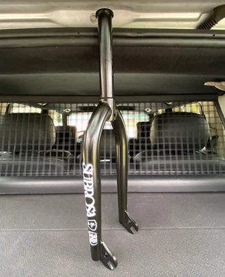 SUBROSA BMX FORK 1 1/8" FORKS 100% CHROMOLY GT KINK CULT HARO SHADOW BLACK NEW - Image 1 of 4