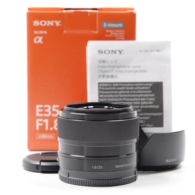 SONY SEL 35mm F/1.8 OSS Lens SEL35F18 for SONY E Mount [Top Mint] #2701C - Image 1 of 4