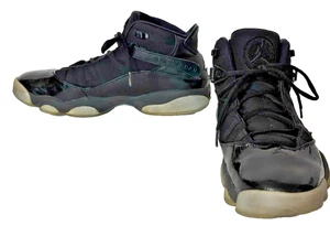 Nike Air Jordan 6 Rings 322992-011 Sneakers Uomo Nero - Taglia 9 - Foto 1 di 7
