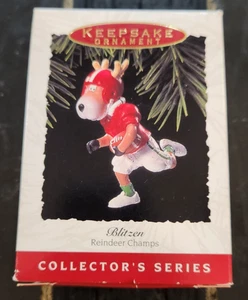 Hallmark Keepsake Navidad BLITZEN Coleccionistas Serie Ornamento jg7 47 - Imagen 1 de 2